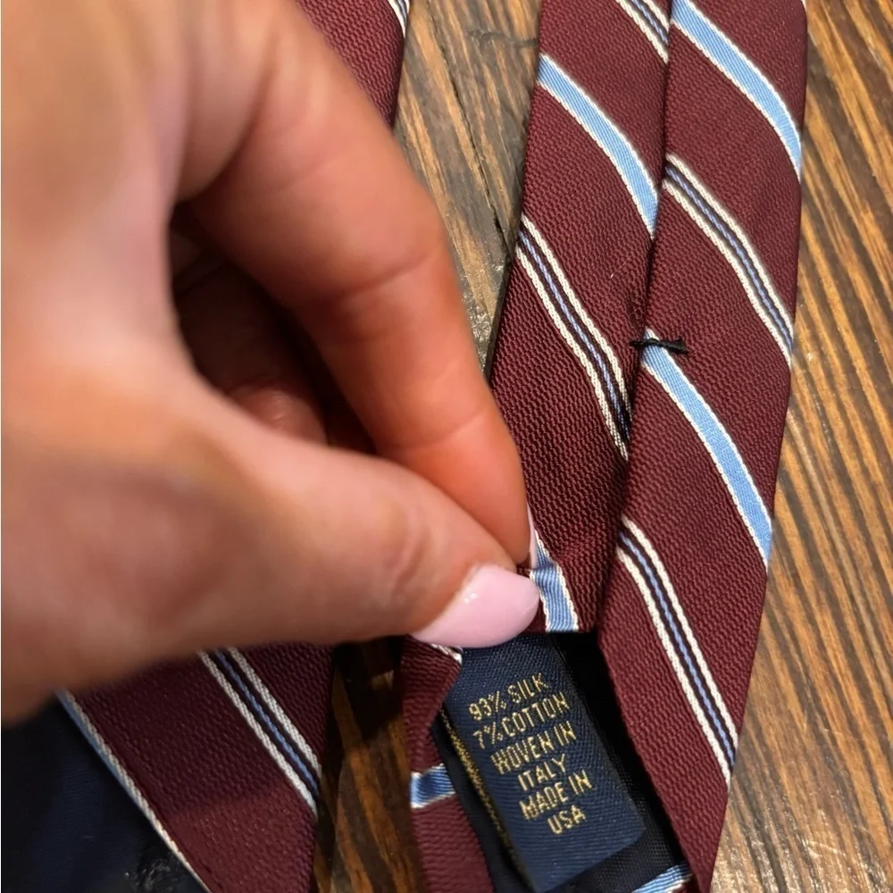 Brooks Brothers Makers 5 Geometric Men’s Neck Ties England Italian Silk